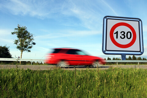 Autobahn speed limit