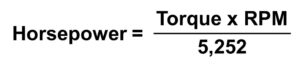 How to calculate horsepower